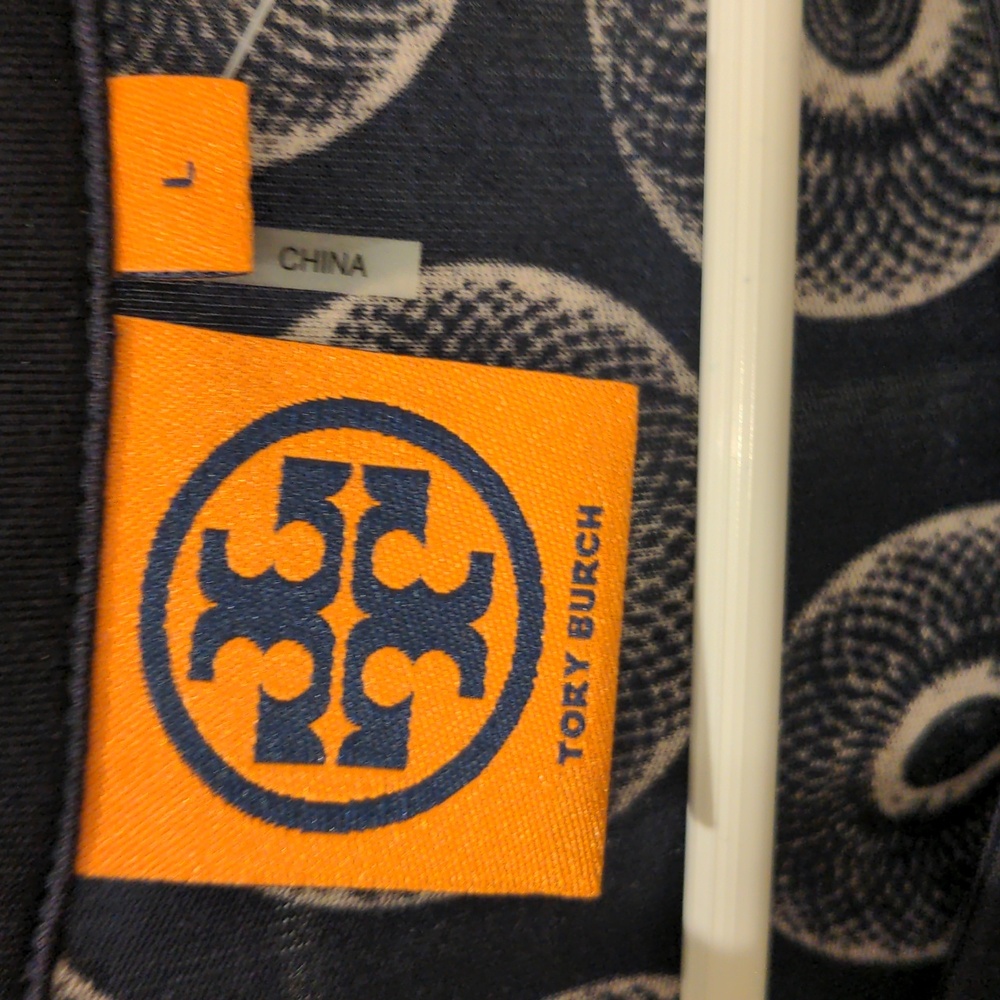 Tory Burch Kayla Medallion Print Silk Sheath Dress Size Large - Picture 8 of 8